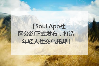 Soul App社区公约正式发布，打造年轻人社交乌托邦